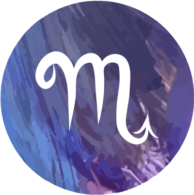 Scorpio man zodiac symbol oil painting version